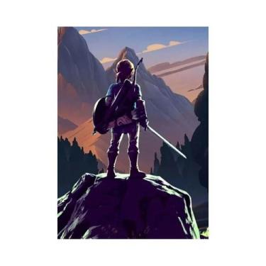 Imagem de Zeldas Link Legend Videogame Pintura Em Tela Arte De Parede Para Quart