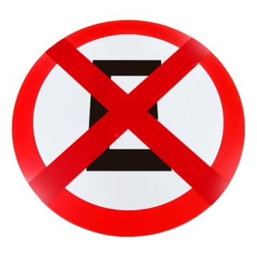 Imagem de Kit 3 Placas de Sinalização, Condomínio, Proibido Parar e Estacionar, 60cm, em ACM 3mm (alumínio composto)