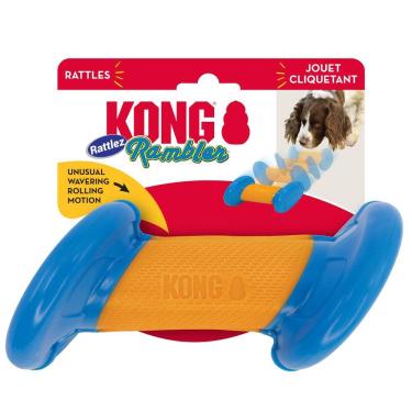Imagem de Brinquedo Kong Rambler Rattlez Dumbell Com Som de Chocalho Grânulos Internos Para Cães...