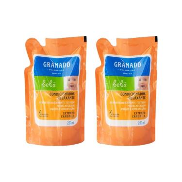 Imagem de Condicionador Granado Bebe Refil 250Ml Camomila - Kit C/2Un