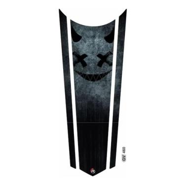 Imagem de Adesivo Faixa Gravata Tanque Resinado Anônimo Honda GV460 - Resitank