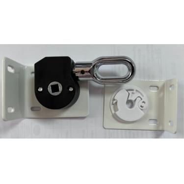 Imagem de HOMEDEMO Persianas de rolo externas para acessórios de instalação de pátio