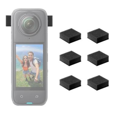Imagem de Protetor de vento de microfone para Insta360 X5 X3 X4, capa de espuma de redução de ruído de vento, 6 peças de microfone de espuma de vento filtro de vento externo para acessórios Insta360