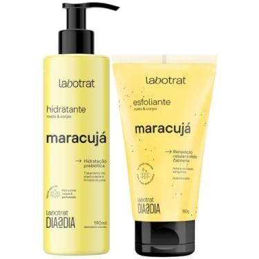 Imagem de Kit Hidratante + Esfoliante Corpo E Rosto Labotrat Dia A Dia Cheiro De Fruta Maracuja 190ml