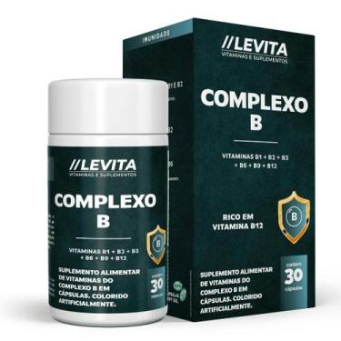 Imagem de Complexo B Vitaminas B1 + B2 + B3 + B6 + B9 + B12 C/30 caps - Levita, 