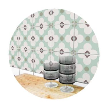 Imagem de Adesivo de Azulejo estilo retrô - Colacomigo