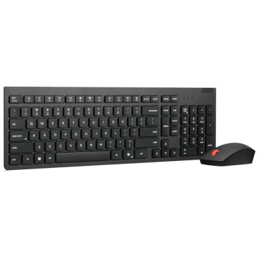Imagem de Teclado e mouse sem fio Lenovo Essential Português (Brasil) (pilhas não inclusas) - 4X31R64458