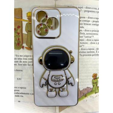 Imagem de Capa de celular compatível com Realme Note 50, C51 e C53 Astronauta - 