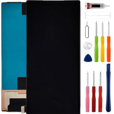 Imagem de SWARK Nova tela AMOLED compatível com ZTE Nubia Red Magic 9 Pro [6,8 polegadas] NX769J Touch Screen digitalizador de substituição com kit de ferramentas de reparo atualizado - preto