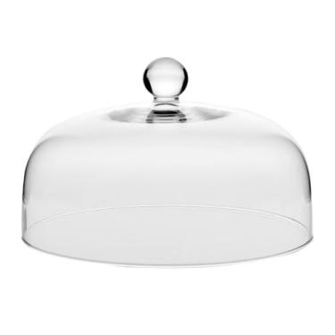 Imagem de Barski vidro - cúpula para bolo - com botão - 10" de diâmetro - design elegante - fabricado na Europa