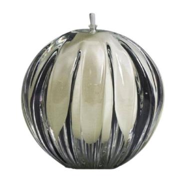 Imagem de Lamparina Em Cristal Murano Pérola São Marcos 10x10x10cm