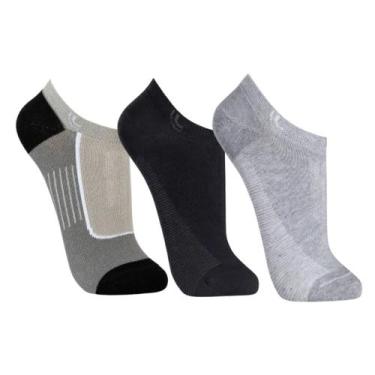 Imagem de Kit 12 Pares De Meias Lupo Sport Invisível, Kit misto, G (41-44)
