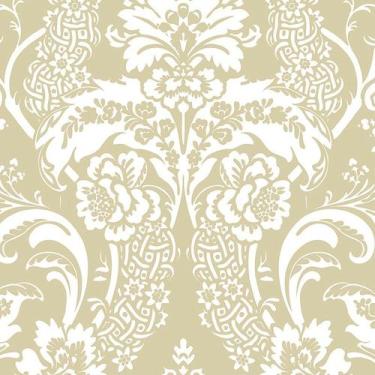 Imagem de Papel de Parede Adesivo Arabesco Bege - 050 - Multimpressão