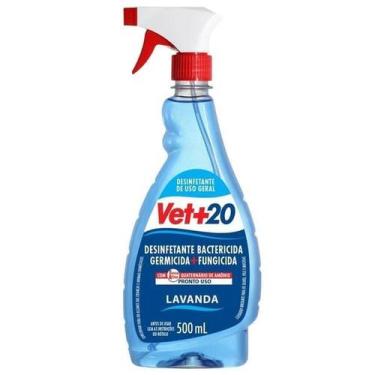 Imagem de Desinfetante Pronto para Uso em Spray VET+20 Lavanda 500ml