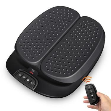 Imagem de Máquina massageadora de pés Snailax com vibração térmica preta