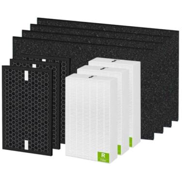 Imagem de Filtro de substituição HPA5200B para purificadores de ar Honeywell InSight HPA5200B HPA5250 e PowerPlus HPA3200, pacote com 3 HRF-R2/R1(R) + 3 pacotes HRFSC1(S) + 4 pacotes HRF-A200(A) HRF-ARVP200