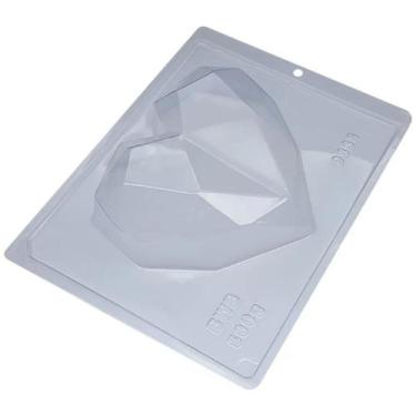 Imagem de Forma Silicone 9838 Coração Lapidado 500 - BWB