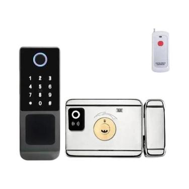 Imagem de Fechadura Inteligente À Prova d'Água Tuya Wifi Controle Remoto Sem Cha