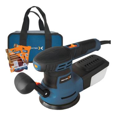 Imagem de Lixadeira Orbital Profissional Com Lixas E Bolsa 350w 127v