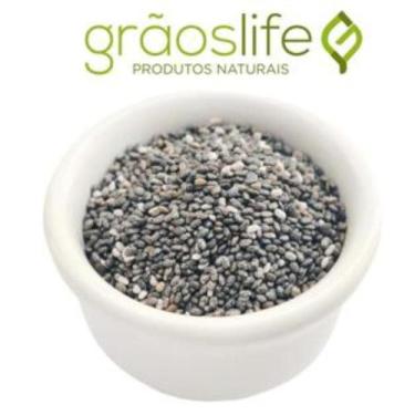 Imagem de Semente De Chia Grãos Life Premium Fonte De Ômega 3, 200 gramas