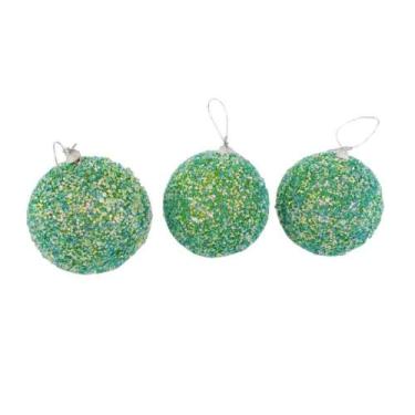 Imagem de Bolas De Natal Kit Com 3 Unid 3 Pçs - Carmella Presentes