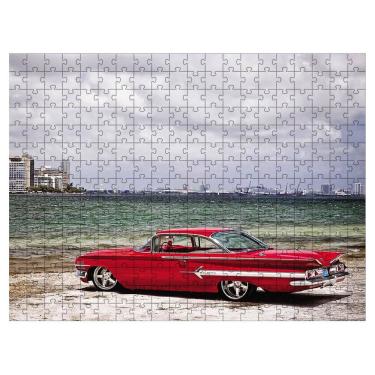 Imagem de Quebra-Cabeça Nostalgia E Educativo 300 Peças Carrão Antigo