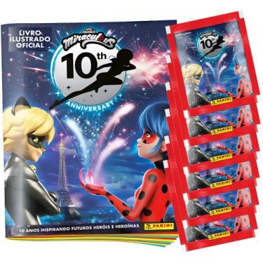 Imagem de Álbum Milaculous Ladybug 2025 + 30 Figurinhas (6 Envelopes) Pôster Exc