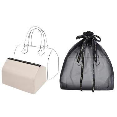 Imagem de JLYZ Moon Conjunto de 2 almofadas para bolsas Speedy, modelador de saco de espuma viscoelástica e conjunto de saco de poeira, resiliência superior (serve para Speedy30)