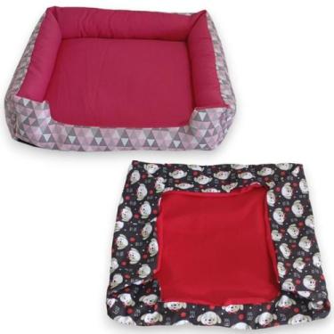 Imagem de cama G cama pra pet até 18 kg cama pra cachorro grande + almofadinha +