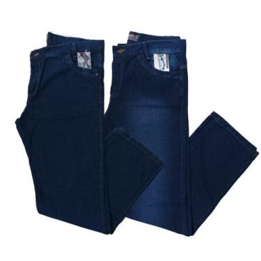 Imagem de Kit Calça Jeans Masculina Para Trabalho 2 Calças - Ginaldo, 36
