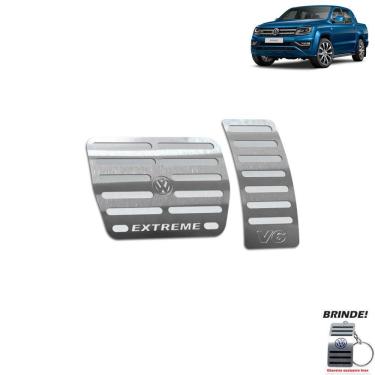 Imagem de Pedaleira Automático Amarok V6 Extreme 2018 a 2021 Prata