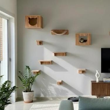 Imagem de Playground Gato 9pcs Com Rede de Descanso Premium Montado Resistente S