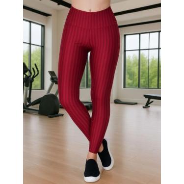 Imagem de Calça Legging 3D Moda Fitness Feminina Cintura Alta - c4 LAURA - MAJU 