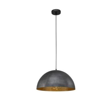 Imagem de Luminária pendente de gaiola de metal de ferro industrial com altura ajustável para ilha de cozinha, lustre de teto moderno com cúpula E27, lâmpada suspensa de fazenda