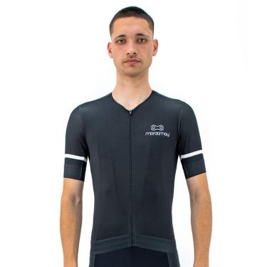 Imagem de Camisa Ciclismo Marcio May Pro Black And White