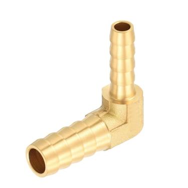 Imagem de HARFINGTON 1 peça de cotovelo de mangueira de 90 graus 1/5.1 cm a 3/20.3 cm metal encaixe de farpa emendador de metal para impressão 3D, compressor de ar, máquina CNC, matrizes