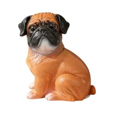 Imagem de predolo Caixa de lenços em formato de pug, escultura de cachorro, estátua, quarto, decoração, moderna, loja de presentes, entrada, armário de TV exclusivo,