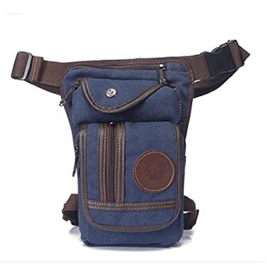 Imagem de Bolsa de perna de ciclismo, bolsa de cintura multifuncional, bolsa de perna masculina de lona retrô, pochete de cintura, cintura, cintura, cintura, cintura, cintura, cintura, cintura, cintura
