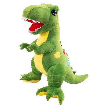 Imagem de Colaxi Animal de pelúcia boneca brinquedo dragão figura decorativa adorável travesseiro brinquedos para festas festivais de férias em casa, Verde