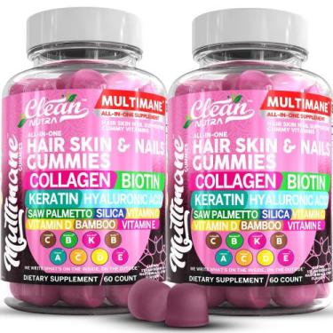 Imagem de Gomitas de Colágeno, Biotina para Cabello, Piel y Uñas Clean Nutra 60 