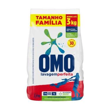 Imagem de Sabão Em Pó OMO Lavagem Perfeita Pacote Família - Bag 2,4 Kg