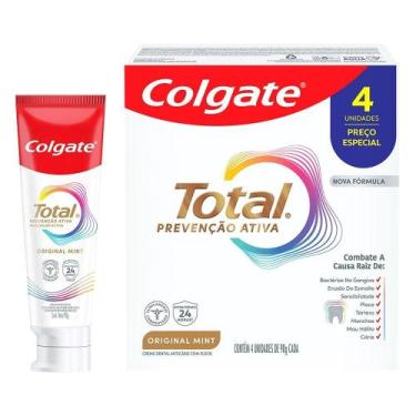 Imagem de Creme Dental Colgate Original Mint Total Prevenção Ativa 90g - Embalag