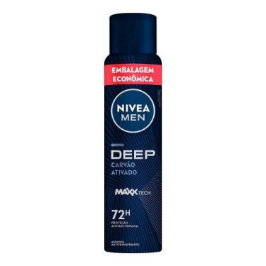 Imagem de Desodorante Nivea Aerossol Masculino Deep Carvão Ativado 200ml