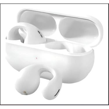 Imagem de Fone De Ouvido Earcuffs Condução De Ossos Sem Fio Bluetooth Auriculares TWS Earbuds (Branco)