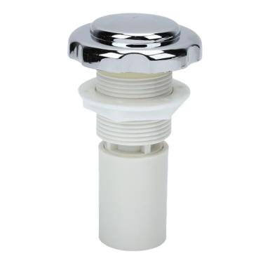 Imagem de Haofy Interruptor de Controle de Banheira de Hidromassagem Interruptor de Ajuste de Spa Regulador de Fluxo de Banheira Interruptor de Botão Ajustável de PVC de 3/4 Polegadas Com