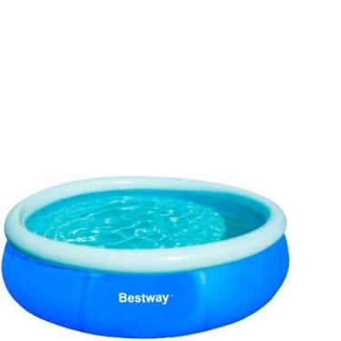 Imagem de Piscina Inflável 1400L com Borda 183x63cm na Caixa - BESTWAY/ETILUX