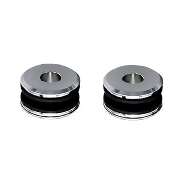 Imagem de Kit de ferragens de ancoragem destacável Chrome Harley Sissy Bars Docking Buchas serve para modelos Harley Flstc 2003-2017 Equipado com kit de alforje de desanexação rápida P/N 90200641a e acessórios