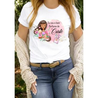 Imagem de Blusa T-shirt Camiseta Feminina Estampada -Cristã- Várias Estampas 26 