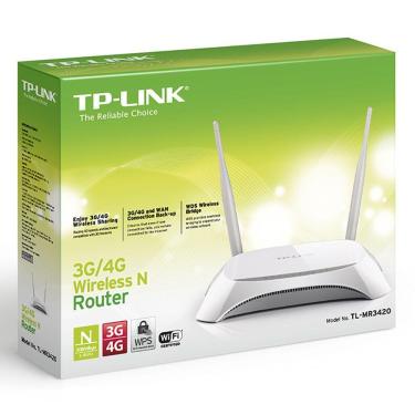 Imagem de Roteador 3g Wireless Tp-link Tl-mr3420 3g E 4g 300 Mbps