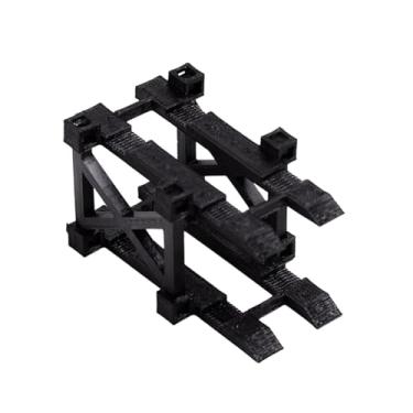 Imagem de Fenteer Suporte para Exibição de Miniaturas de Carros em Escala 1/64 - Prateleira ao Desgaste - Expositor Robusto e Realista, 8cm X 4.8cm X 4cm